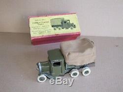 Britains 1433 Army Covered Lorry Caterpillar Type with Driver Pre war