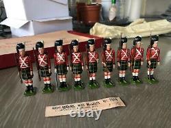 Britains 1519 highlanders with muskets waterloo period historical series set