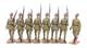 Britains 1544 Australian Infantry Marching At The Slope Full Set