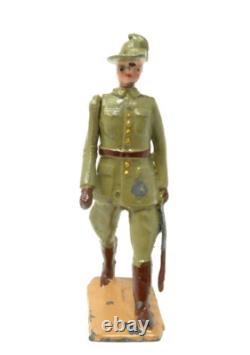 Britains 1544 Australian Infantry Marching At The Slope Full Set