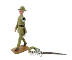 Britains 1544 Australian Infantry Marching At The Slope Full Set