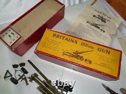 Britains 155 MM Gun Boxed 2064- Plus Three Others