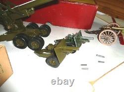 Britains 155 MM Gun Boxed 2064- Plus Three Others