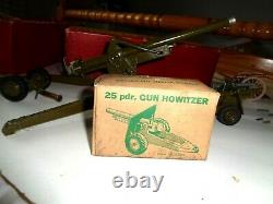 Britains 155 MM Gun Boxed 2064- Plus Three Others