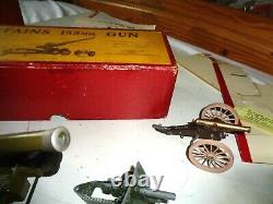 Britains 155 MM Gun Boxed 2064- Plus Three Others