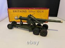 Britains 155mm Gun No. 2064 Very good Condition With Original Box