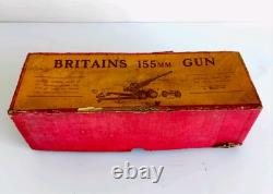 Britains 155mm Gun. Original Box with accessories. 1950s
