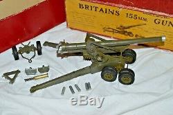 Britains 155mm Long Tom Gun Boxed