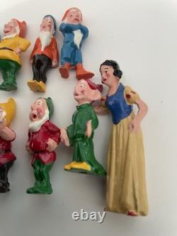 Britains 1654 1930's led Snow White & 7 Dwarfs In Presentation Box