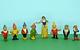 Britains #1654 Vintage 1938 Complete Lead Walt Disney Snow White & 7 Dwarfs Set