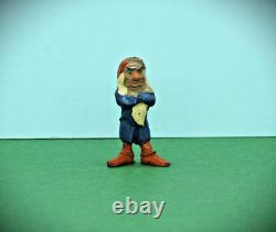 Britains #1654 Vintage 1938 Complete Lead Walt Disney Snow White & 7 Dwarfs Set