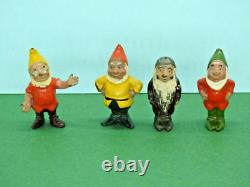 Britains #1654 Vintage 1938 Complete Lead Walt Disney Snow White & 7 Dwarfs Set