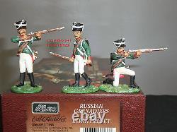 Britains 17366 Russian Grenadiers Infantry Napoleonic War Metal Toy Soldier Set