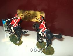 Britains 17539 American Revolution, X2 British 17th Light Dragoons in 132 Scale