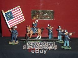 Britains 17577 American CIVIL War Bucktails Metal Toy Soldier Figure Set