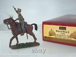Britains 17674 German Death's Head Hussar Officer Charging Mounted Metal Soldier
