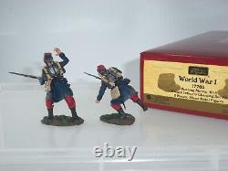 Britains 17703 French Ww1 Infantry With Rifles Charging Metal Soldier Set 2