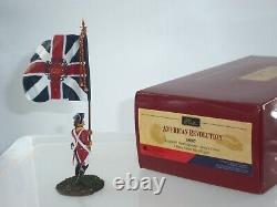 Britains 18007 British 80th Regiment Of Foot Kings Colours Flagbearer Standing