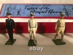 Britains #1911 Types Of The Royal Navy British Naval Officers