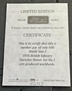 Britains 1916 British Infantry Stretcher Bearer Set No. 1, WW1 #23023