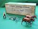 Britains 1926 Boxed #6f Lead 2 Horse General Purpose Plough With Two Horses