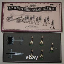 Britains 1/32 8898 Royal Navy Field Gun Landing Party 11 Piece Set