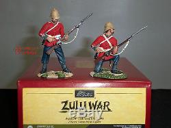 Britains 20023 Zulu War British 24th Foot Toy Soldier Figure Firing Line Set 1