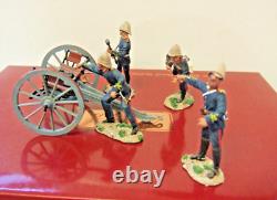 Britains 20086 Zulu Wars, R. A. 7 Pound Gun & Crew, Priming the Piece Diorama