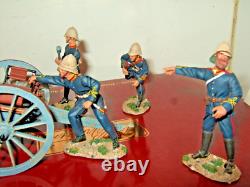 Britains 20086 Zulu Wars, R. A. 7 Pound Gun & Crew, Priming the Piece Diorama