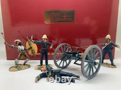 Britains 20089 Zulu Wars, R. A. 7 Pound Gun & Crew, Last Shot Diorama in 54mm