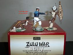 Britains 20129 Zulu War Seaman Aynsleys Demise Metal Toy Soldier Figure Set