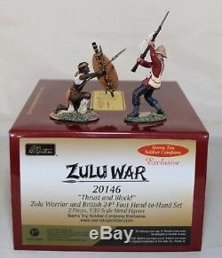 Britains 20146 Zulu War'thrust And Block!' Hand-to-hand 1/30 Scale Ltd Ed Set