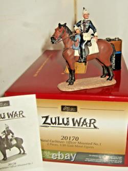 Britains 20170 Zulu War Mounted Officer Natal Carbineer No1, in 130 Scale