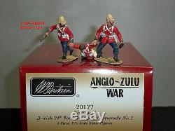 Britains 20177 Zulu War Rescue British 24th Foot Dragging Comrade Figure Set