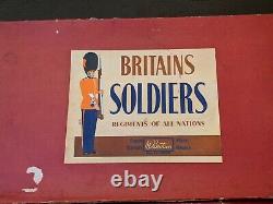 Britains 2036 Royal Scotts Greys Guards Black Watch Mounted Lead Soldier Set Box