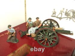 Britains 23021 WW1 1916 British Royal Field Artillery 18 Pdr Gun & Crew in 54mm