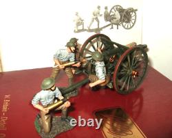 Britains 23021 WW1 1916 British Royal Field Artillery 18 Pdr Gun & Crew in 54mm