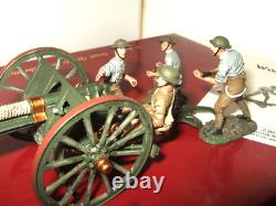 Britains 23021 WW1 1916 British Royal Field Artillery 18 Pdr Gun & Crew in 54mm