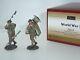 Britains 23113 British Infantry Walking Soldier With Pigtails + Barbed Wire Roll