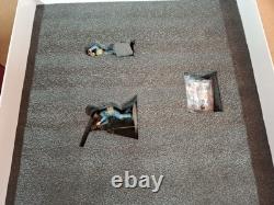 Britains 25026 RAF Lewis Gunner 1/30 Spotter And Sandbag Emplacement