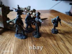 Britains 25059 German 88mm Flak Anti Tank Gun 3 Crew WW2 4 German Grenadiers