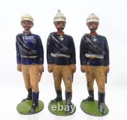 Britains 28 Lead Mountain Artillery With Mule Team & Quick Firing Gun Circa 1895