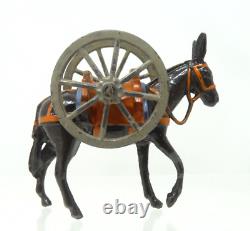 Britains 28 Lead Mountain Artillery With Mule Team & Quick Firing Gun Circa 1895