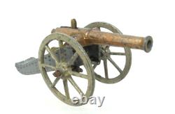 Britains 28 Lead Mountain Artillery With Mule Team & Quick Firing Gun Circa 1895