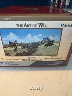 Britains 31073 the chosen ground command set 2 1st corps flagbearer mounted