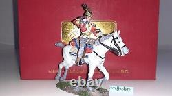 Britains 36057 Napoleonic Waterloo 1st Royal Dragoons Bugler Charging boxed S8