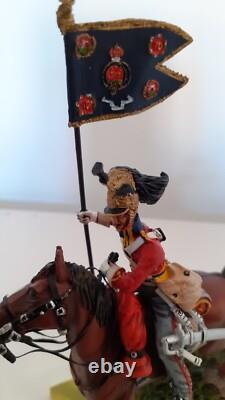 Britains 36066 Napoleonic Waterloo 1st Royal Dragoons Guidon Bearer boxed S8