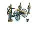 Britains 36127 British Royal Artillery 9 Pound Gun & 4 Man Crew