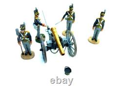 Britains 36127 British Royal Artillery 9 Pound Gun & 4 Man Crew