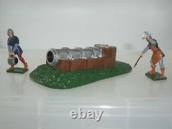 Britains 40396 English Medieval Knights Of Agincourt Cannon + Crew Figure Set